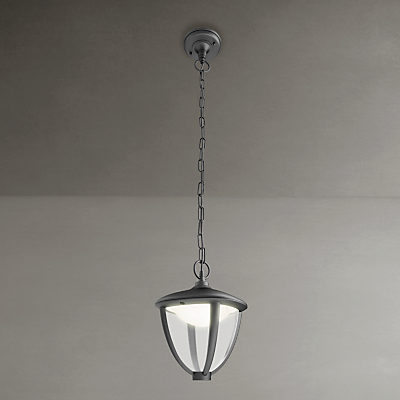 Philips Robin Outdoor Lantern Ceiling Light, Black Philips Robin Outdoor Lantern Ceiling Light, Black